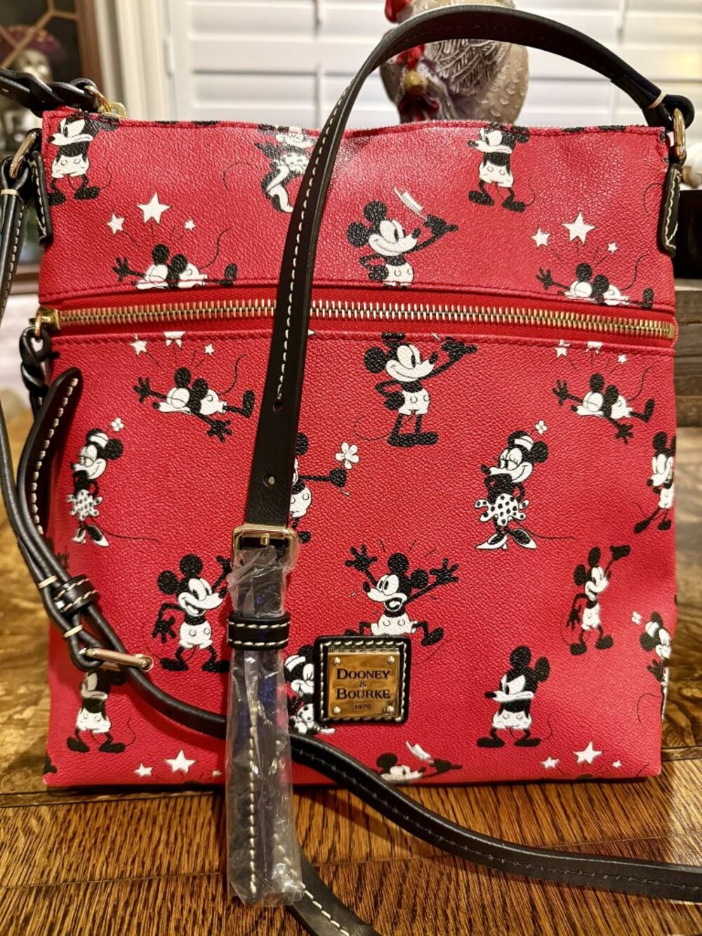 Mickey & Minnie Red Retro Crossbody by Dooney & Bourke